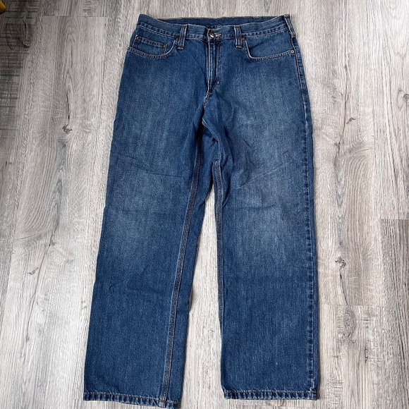 Carhartt 101483-968 Mens 5 Pocket Jeans Size 34x30 Cotton Blend - Picture 2 of 8